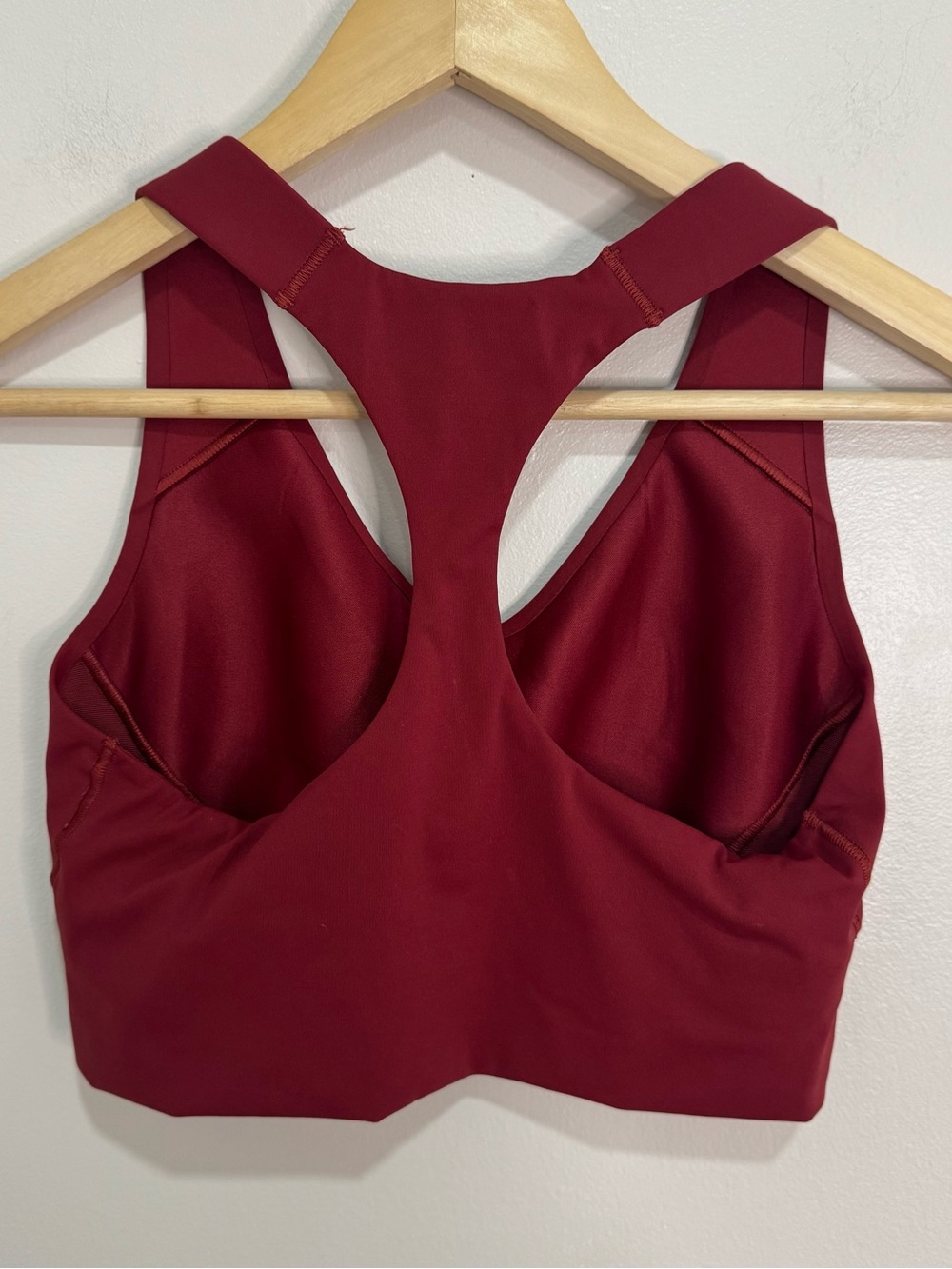 Spanx Size Small Red Racerback Sports Bra - Picture 3 of 7
